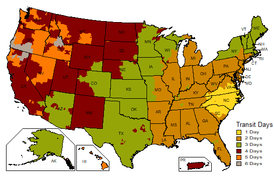 ecommerce fulfillment east coast delivery